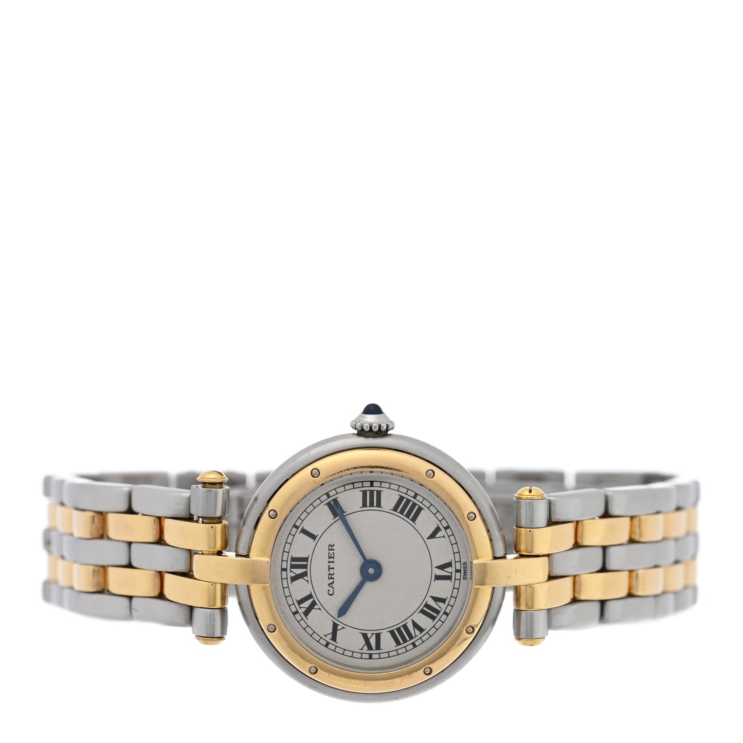 Stainless Steel 18K Yellow Gold 24mm Panthere Vendome Quartz Watch