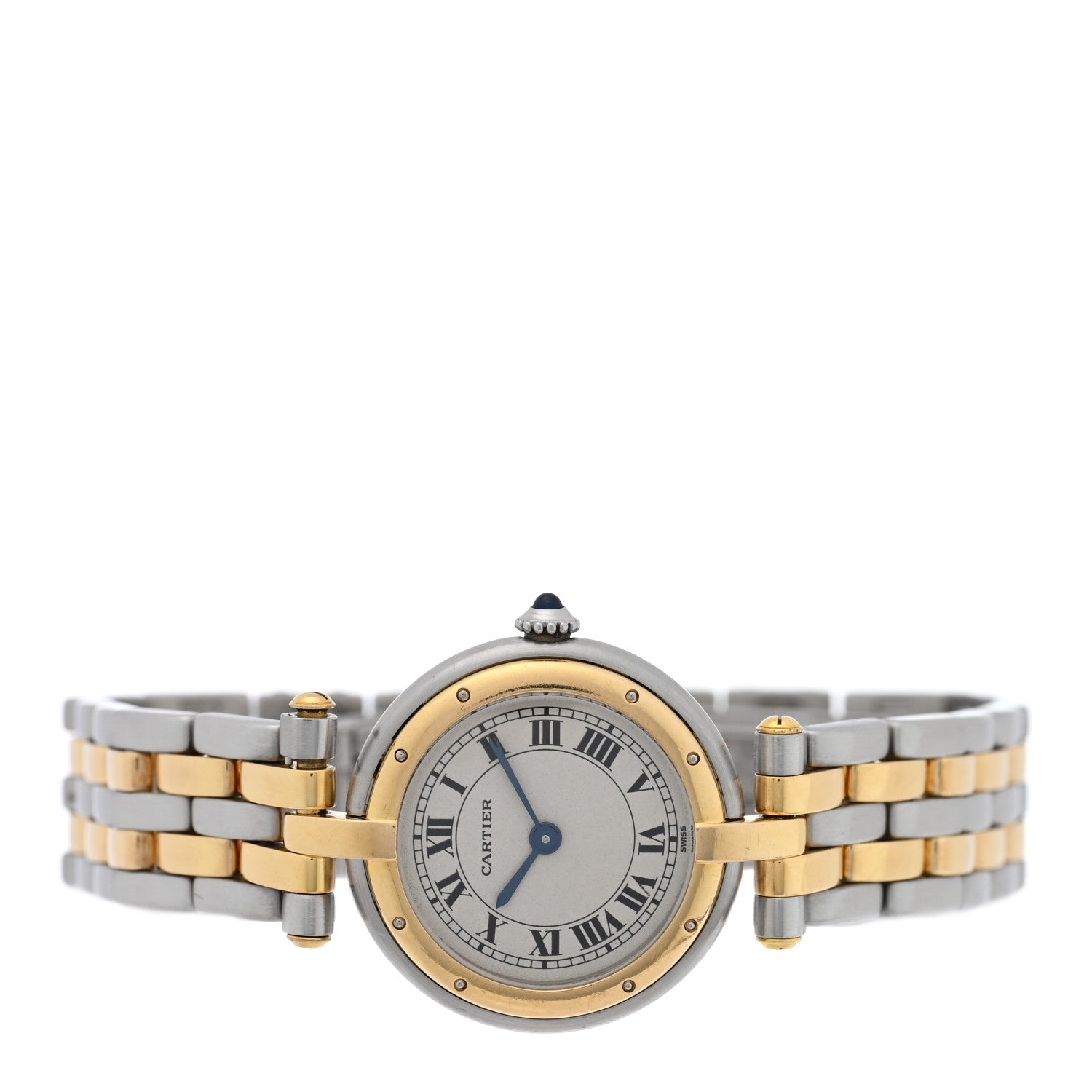 Cartier Stainless Steel 18K Yellow Gold 24mm Panthere Vendome Quartz Watch 2 of 4