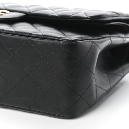 Chanel Lambskin Quilted Jumbo Double Flap Black 7 of 10
