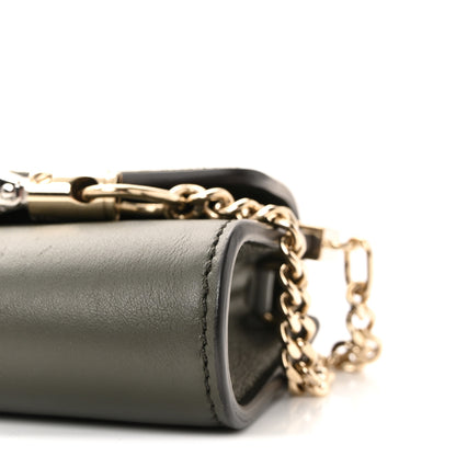Chloe Suede Calfskin Mini Faye Shoulder Bag Deep Forest 10 of 10