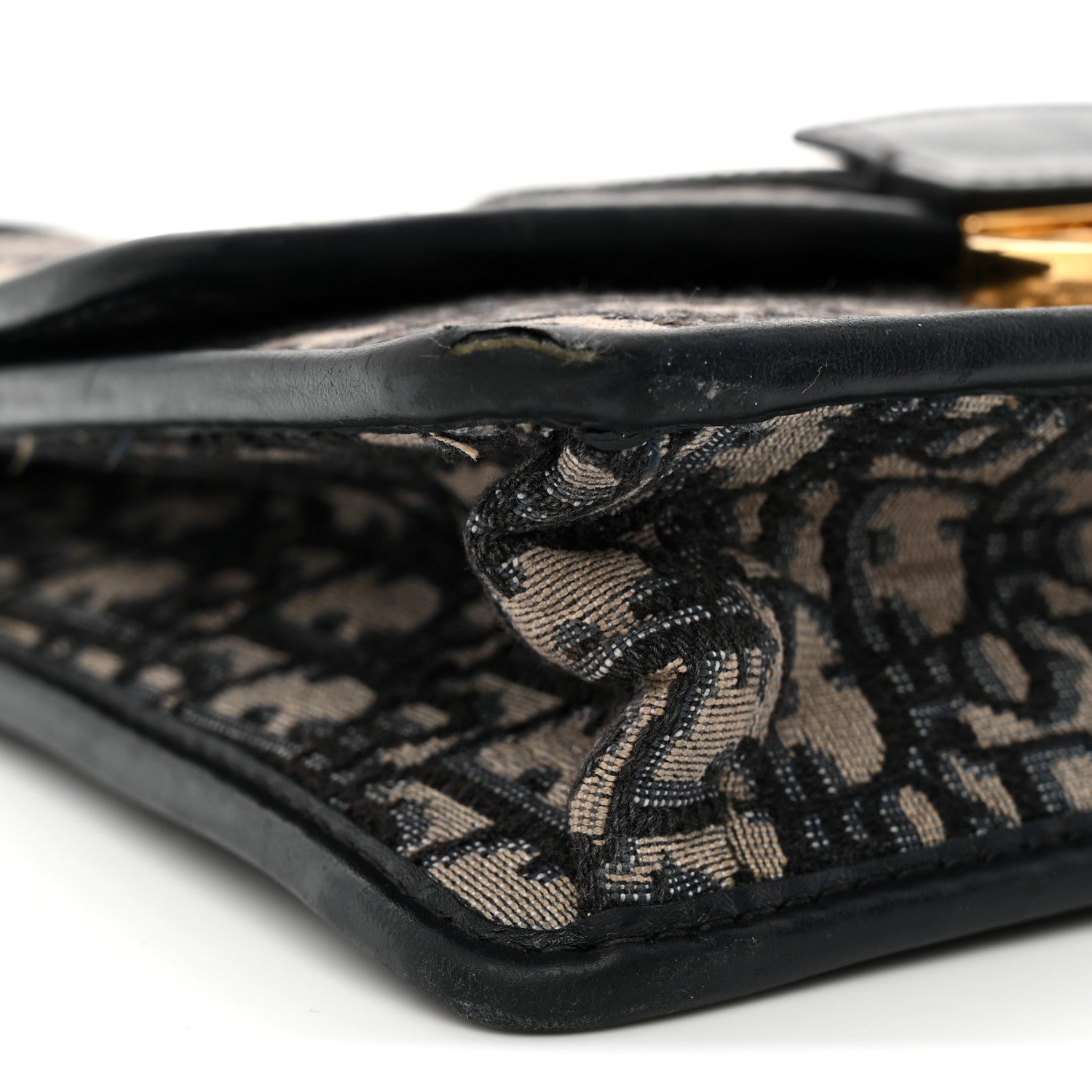 Christian Dior Oblique 30 Montaigne Flap Bag Blue 9 of 17