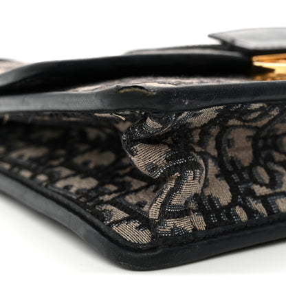 Christian Dior Oblique 30 Montaigne Flap Bag Blue 9 of 17