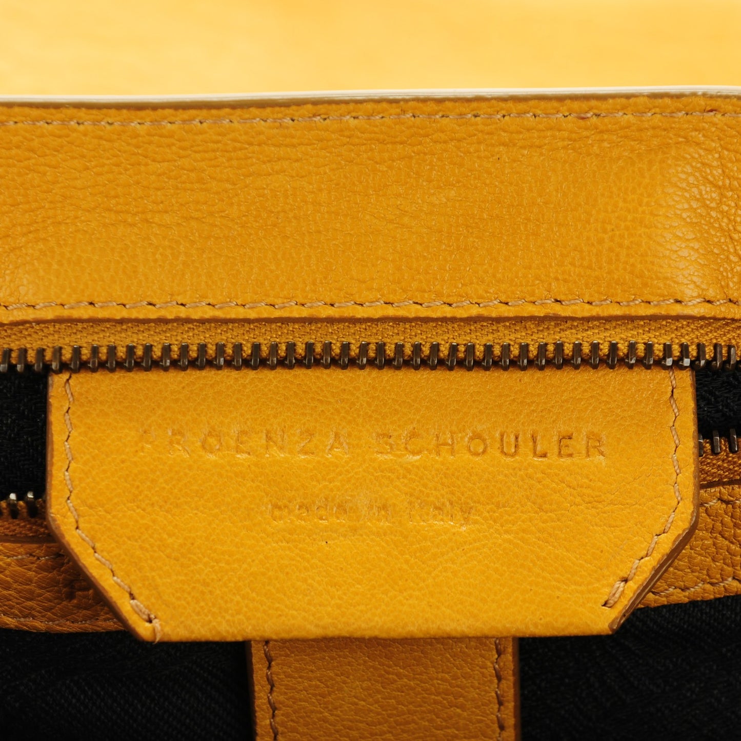 Lambskin Large PS1 Satchel Mustard