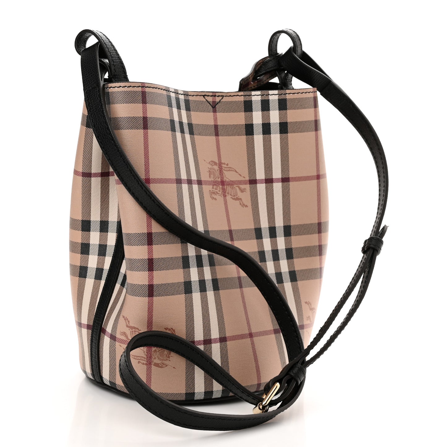 Haymarket Check Colours Small Lorne Bucket Crossbody Black
