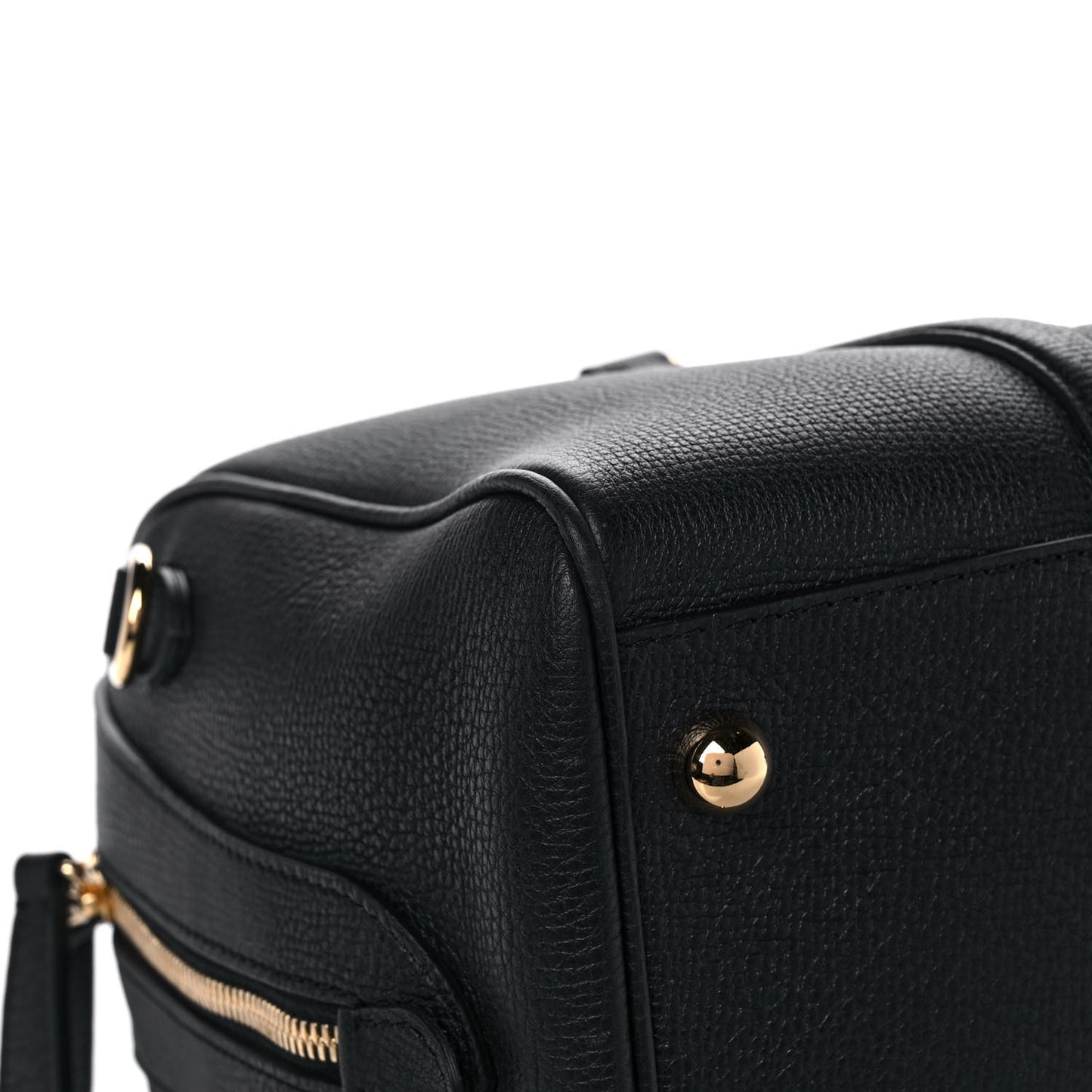 Derby Calfskin Medium Alchester Bowling Bag Black