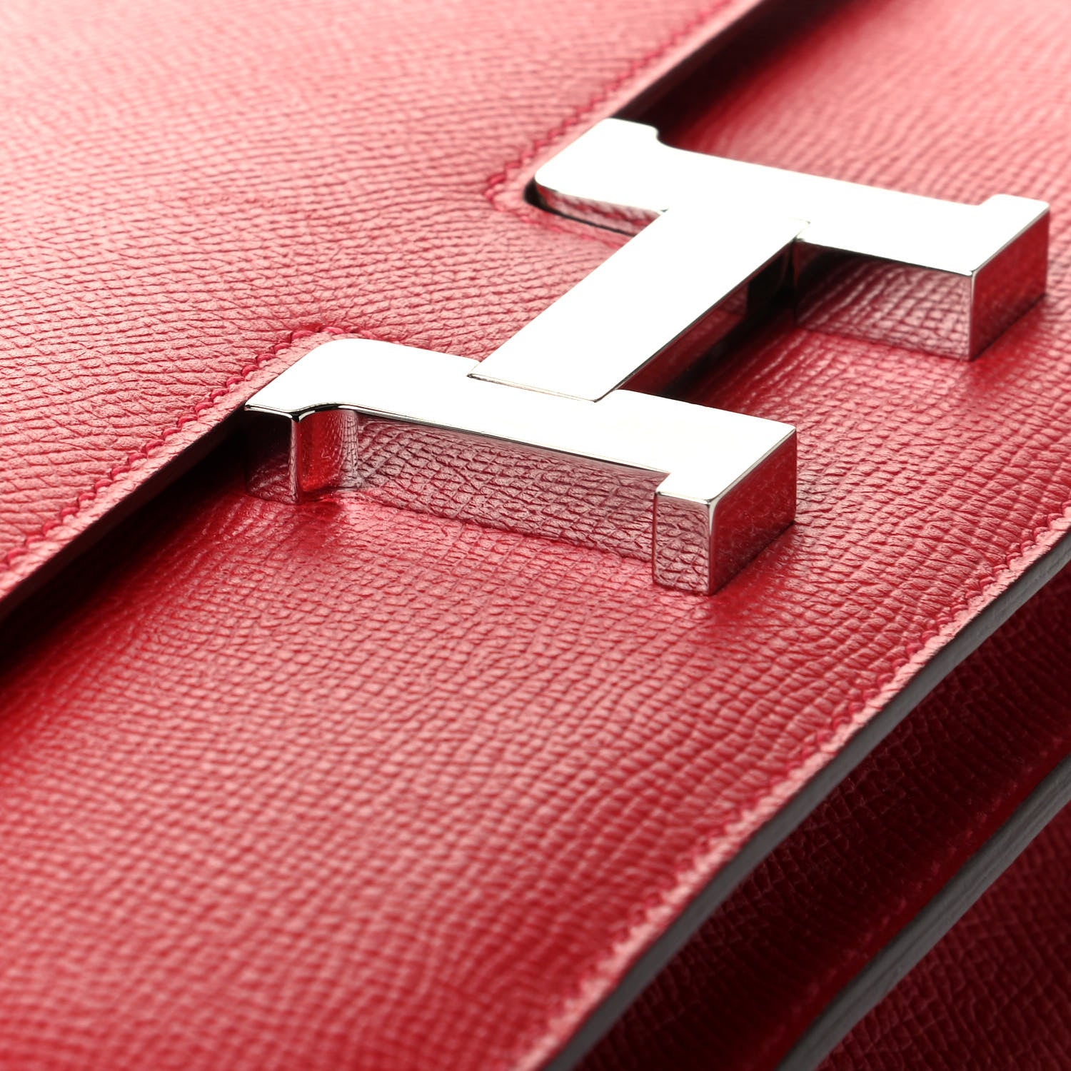 Hermes Epsom Constance Elan 25 Rouge Casaque 6 of 6