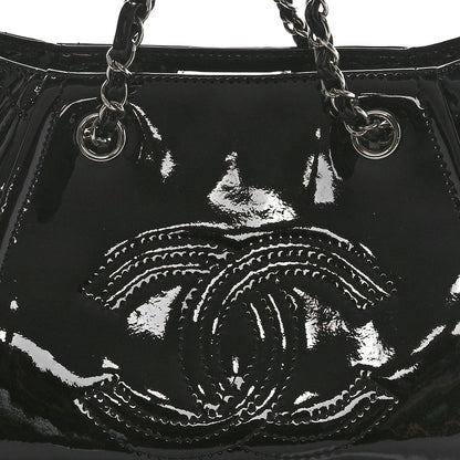 Chanel Vinyl Small Lipstick Tote Black 5 of 10