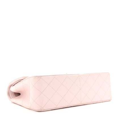 Chanel Lambskin Quilted Jumbo Double Flap Light Pink 4 of 18