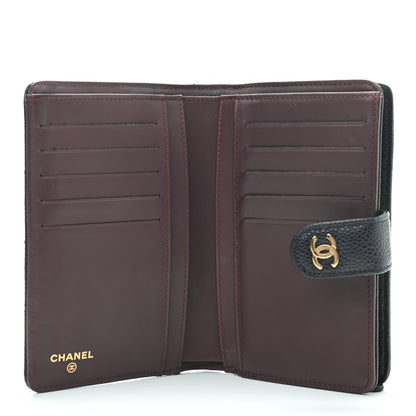 Chanel Caviar Quilted Zipped Pocket Wallet Black 5 of 9