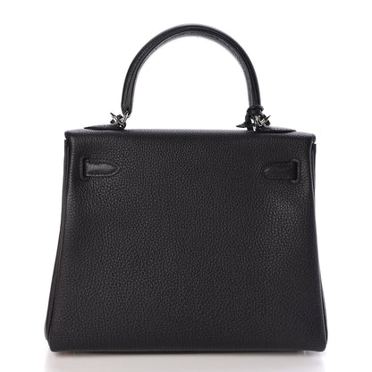 Hermes Togo Kelly Retourne 25 Black 4 of 38
