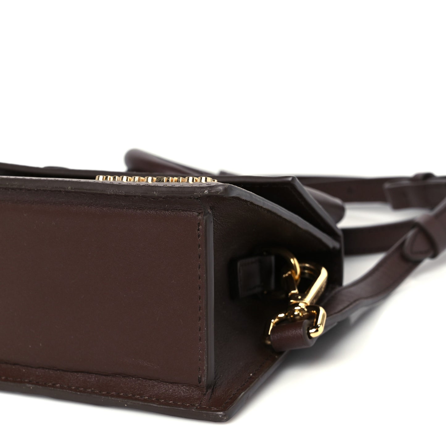 Smooth Calfskin Le Chiquito Noeud Dark Brown