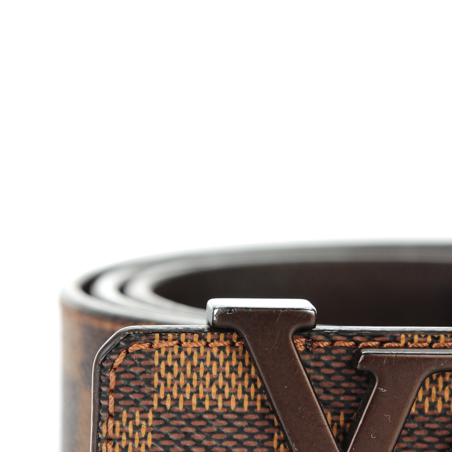 Louis Vuitton Damier Ebene 40mm LV Initiales Belt 90 36 8 of 9