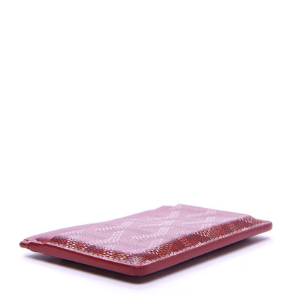 Goyard Goyardine Saint Sulpice Card Holder Red 4 of 7