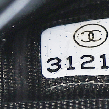 Chanel Fabric Printed Chanel 19 Wallet On Chain WOC Black Multicolor 7 of 10