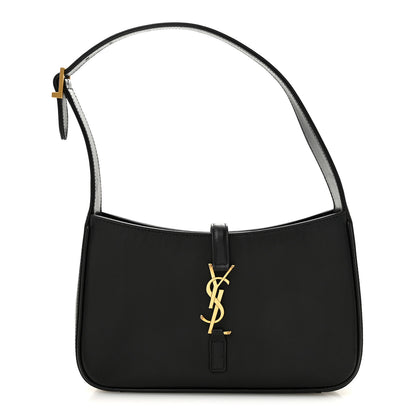 Saint Laurent Smooth Calfskin Le 5 A 7 Hobo Black 1 of 12