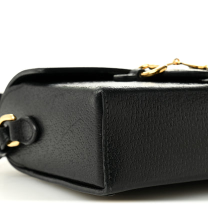 Gucci Calfskin Horsebit 1955 Shoulder Bag Black 8 of 13