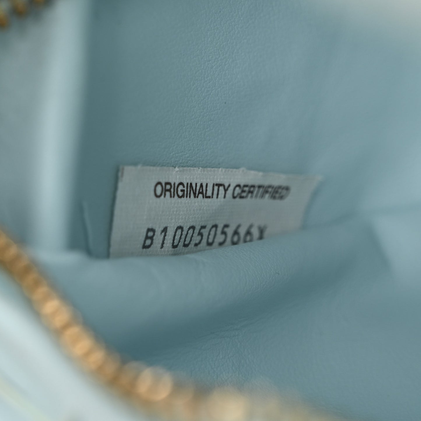 Nappa Intrecciato Mini Jodie Pale Blue