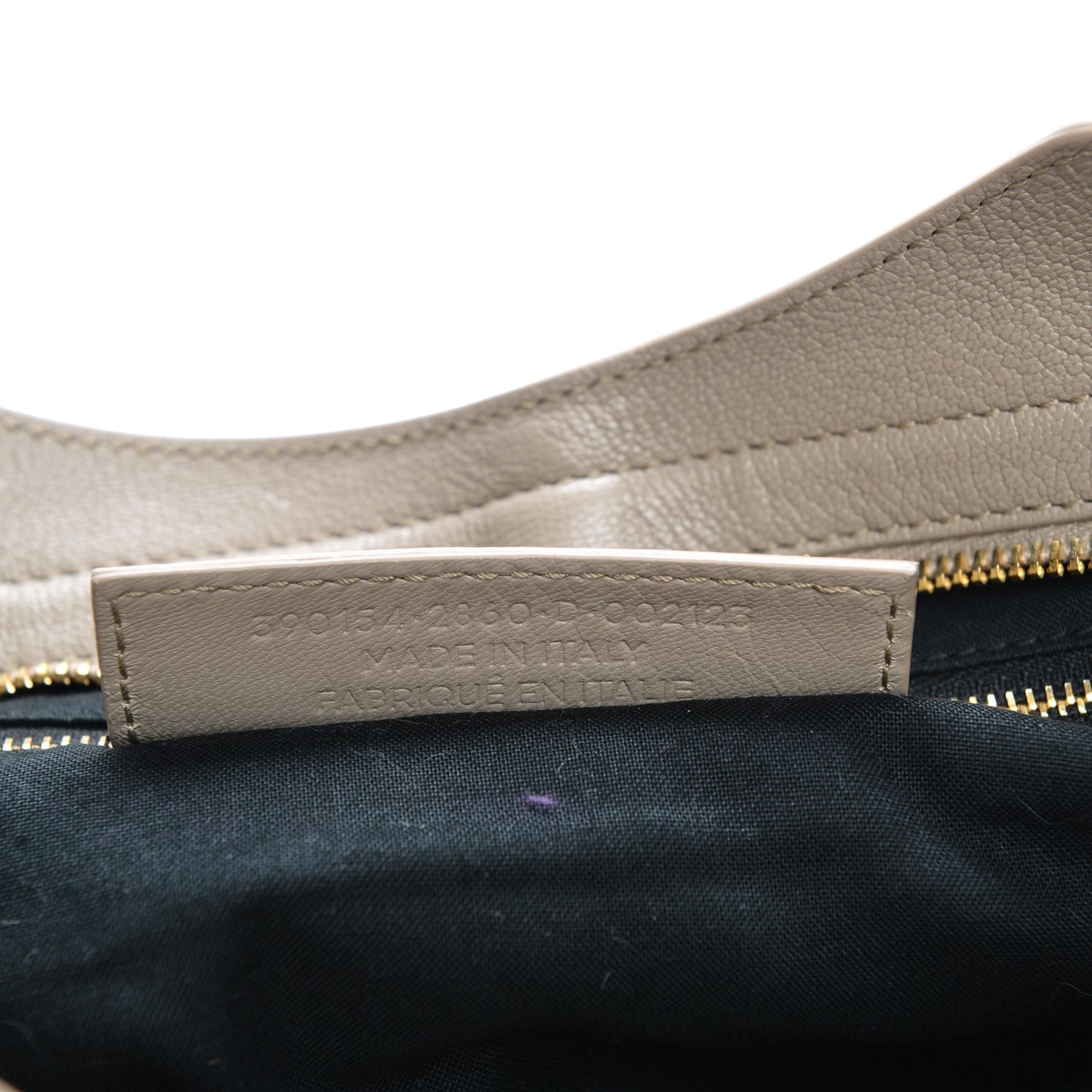 Chevre Gold Metallic Edge Hardware City Beige Dune Argille