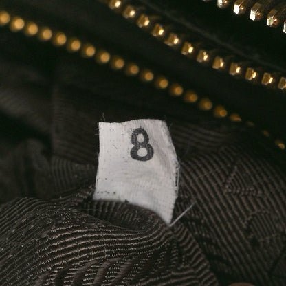 Prada Saffiano Lux Medium Tote Grafite 7 of 10