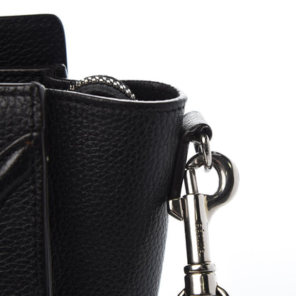 Celine Drummed Calfskin Nano Luggage Black 8 of 11
