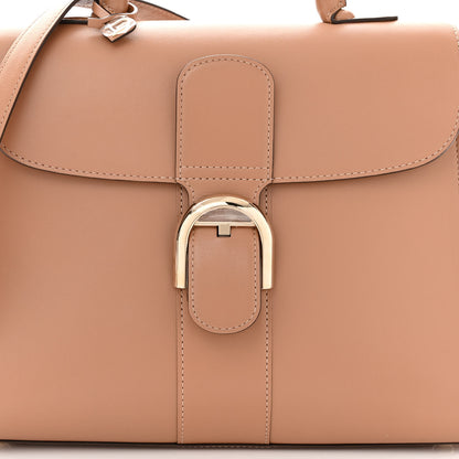 Delvaux Box Calfskin MM Brillant Satchel Tender Beige 8 of 10