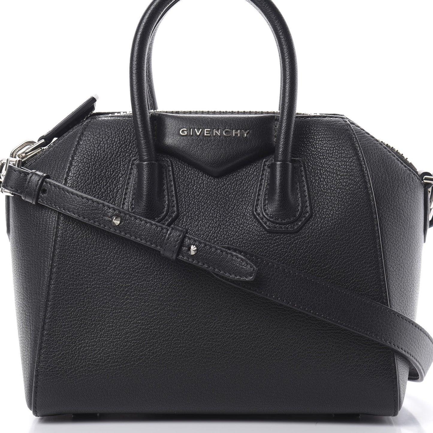 Sugar Goatskin Mini Antigona Black