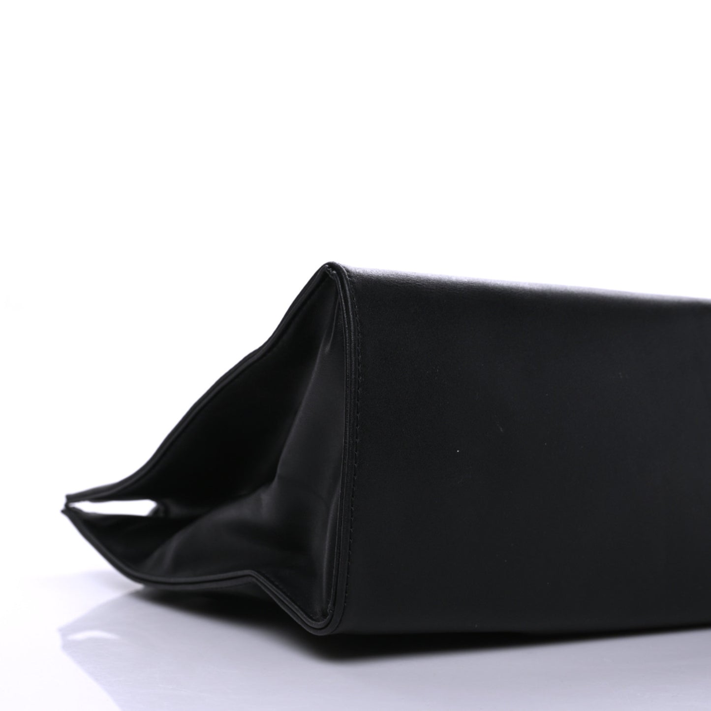 Vegan Leather Medium Shopping Bag Black
