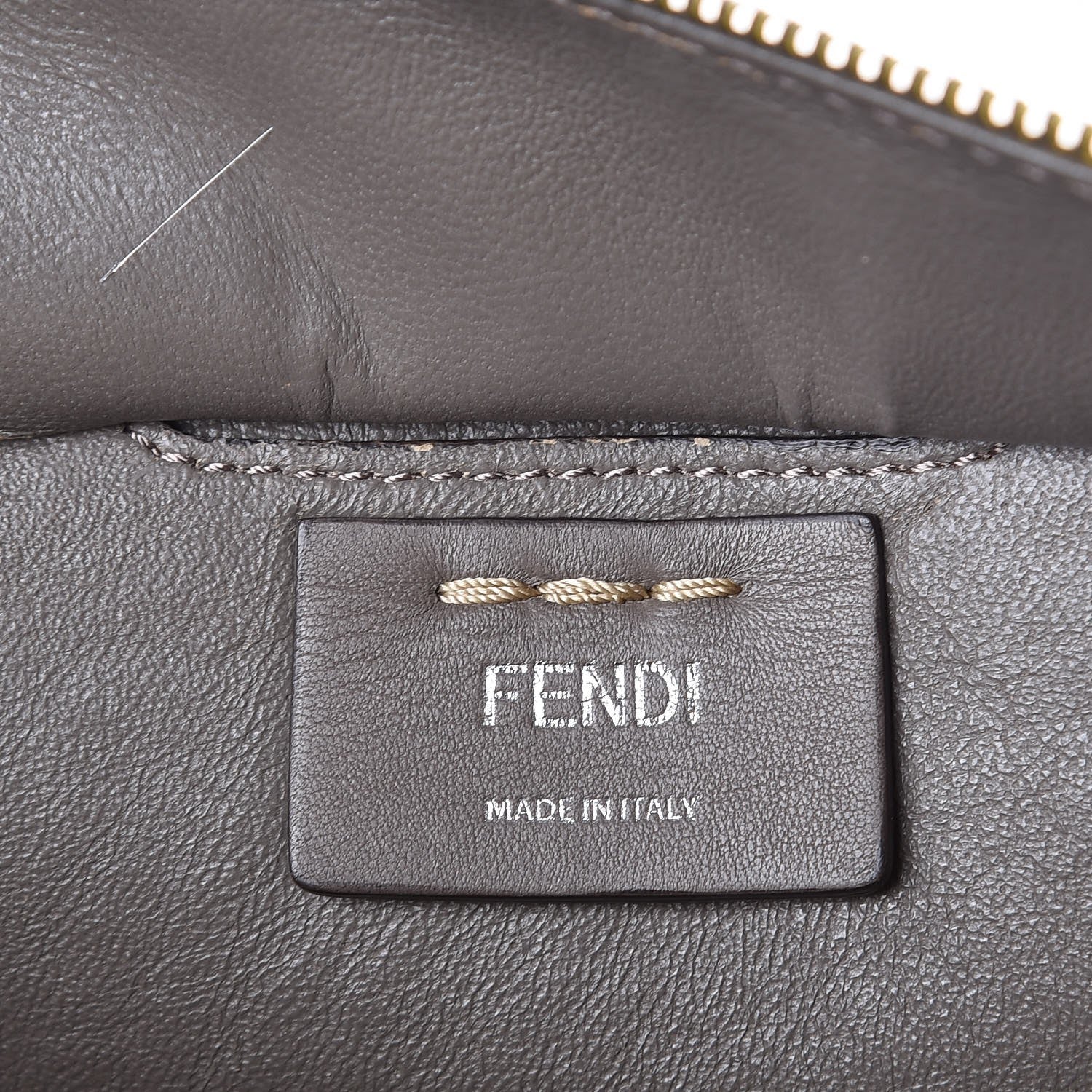 Fendi Vitello Dolce Croc Tail Petite 3Jours Tote Chantilly 7 of 8