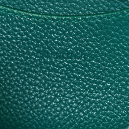 Balenciaga Grained Calfskin Neo Classic Silver Hardware Mini City Jade 6 of 10