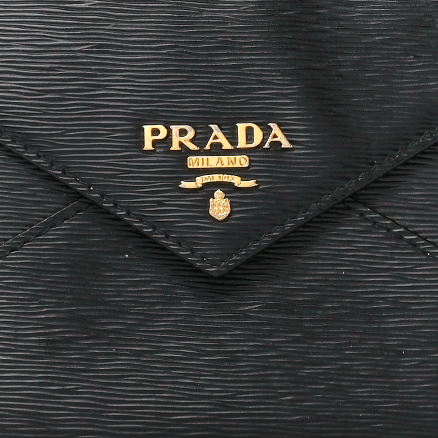 Prada Vitello Move Envelope Wallet Black 8 of 11
