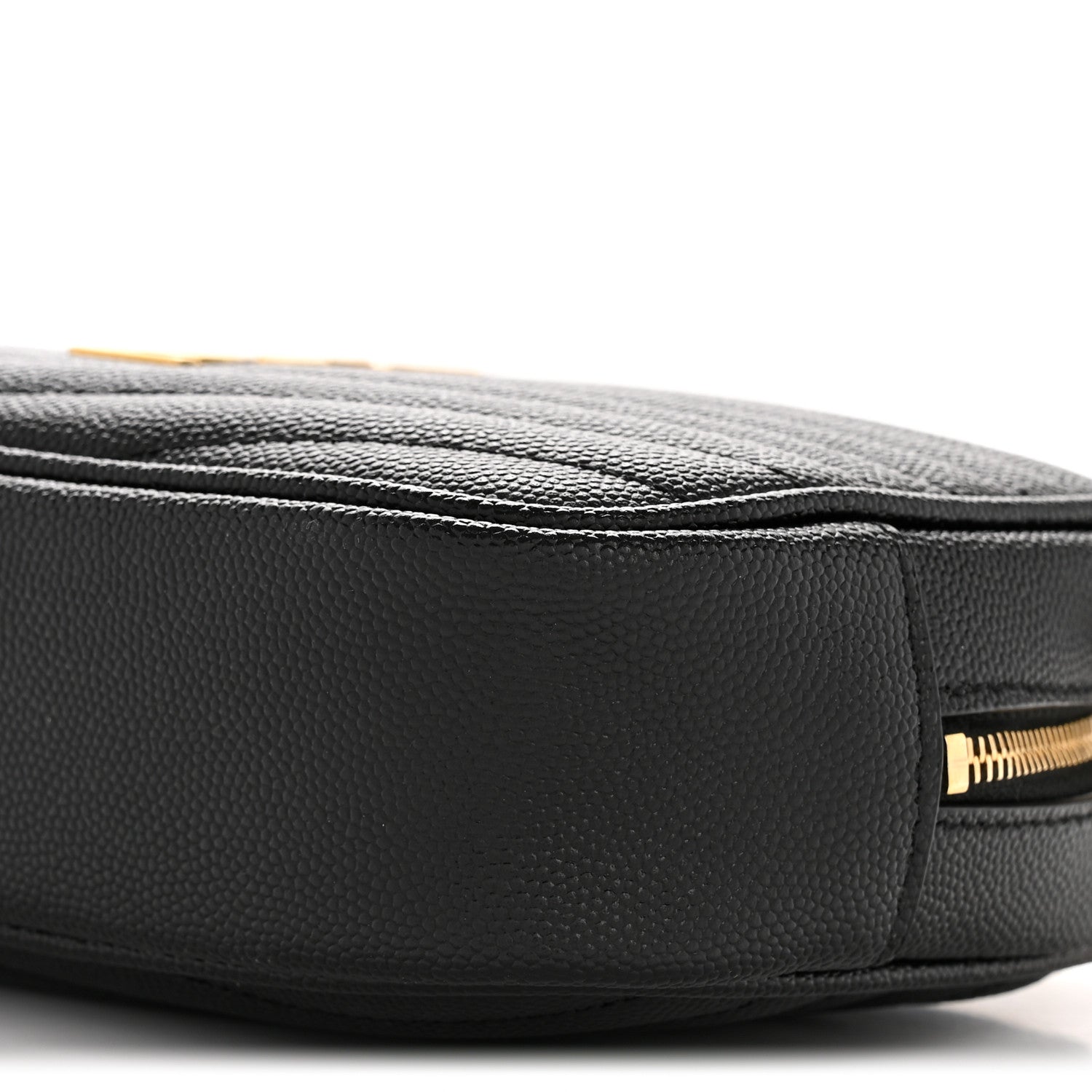 Saint Laurent Grain De Poudre Matelasse Monogram Mini Lou Camera Bag Black 10 of 11