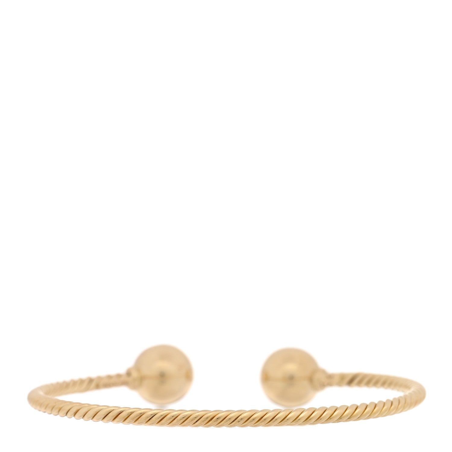 David Yurman 18K Yellow Gold 10mm Solari Bracelet 2 of 3