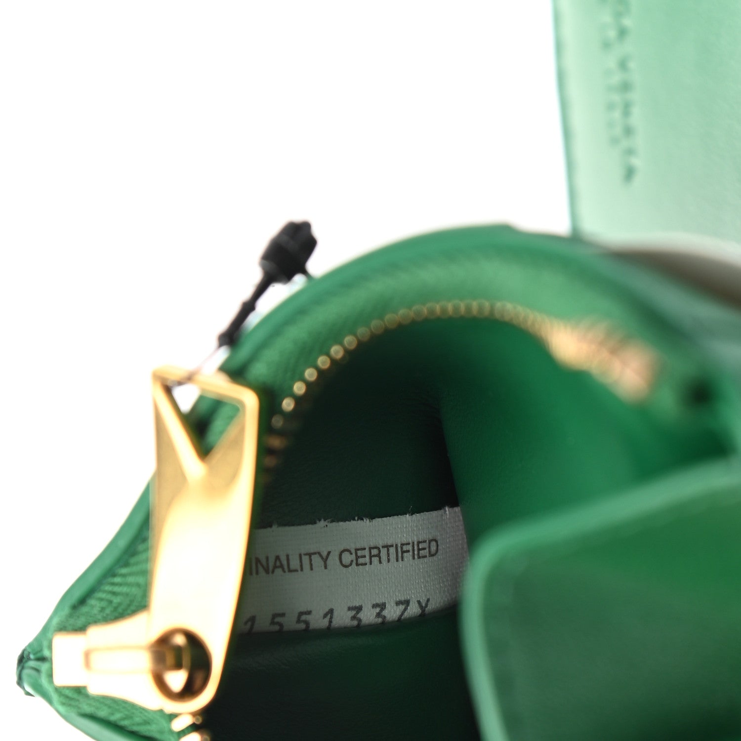 Bottega Veneta Nappa Intrecciato Bifold Zip Wallet Racing Green 7 of 7