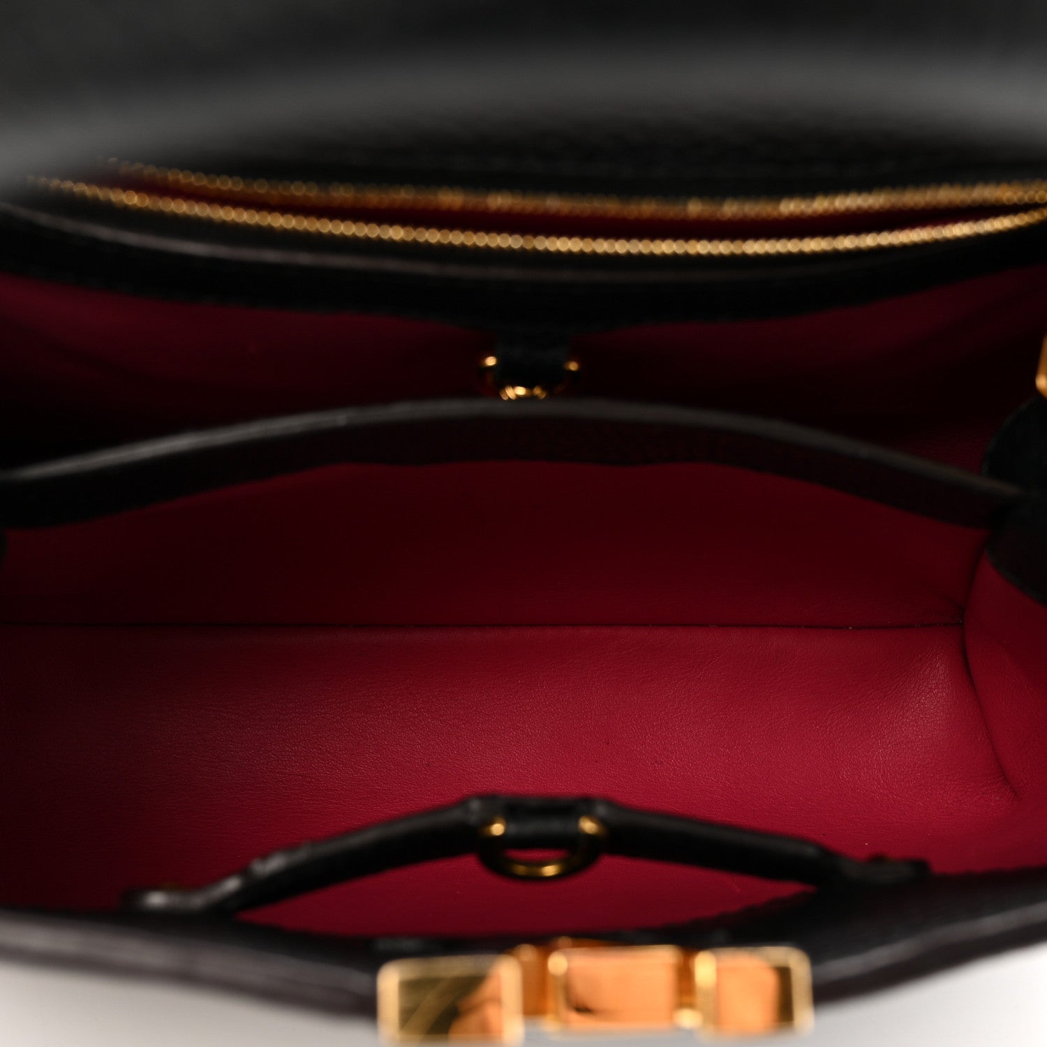 Louis Vuitton Taurillon Capucines BB Black 5 of 9