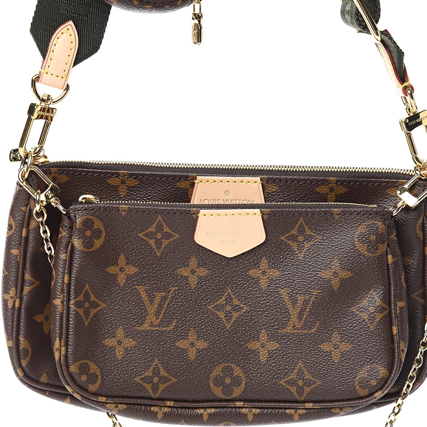 Monogram Multi Pochette Accessories Kaki