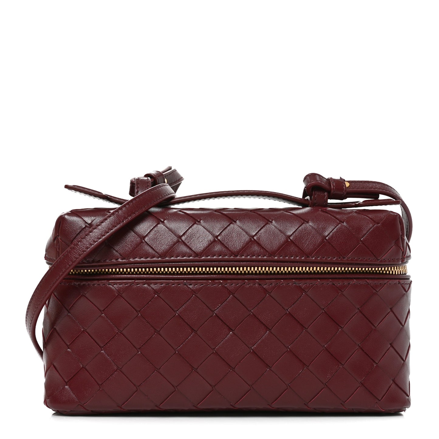 Nappa Intrecciato Bang Bang Vanity Case Barolo