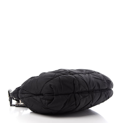 Prada Tessuto Nylon Quilted Shoulder Bag Black 4 of 10