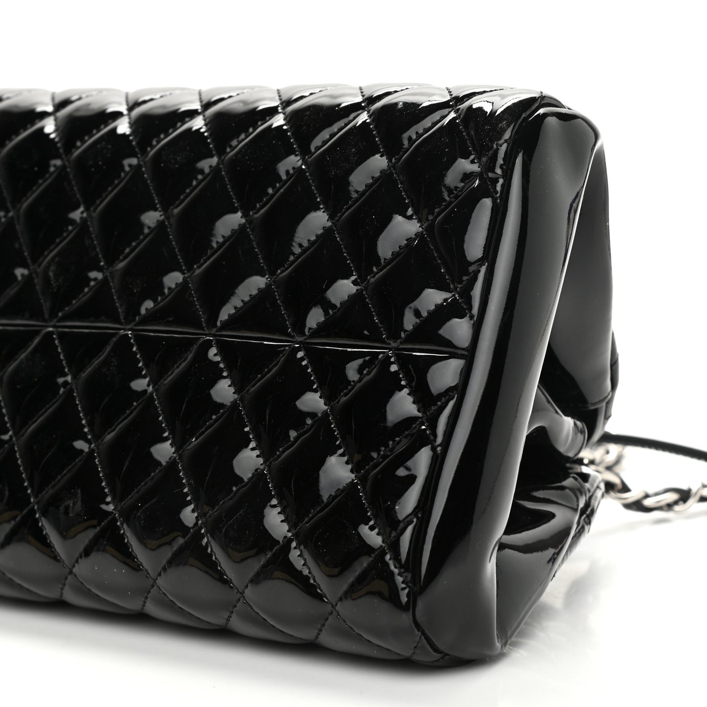 Patent Quilted Medium Just Mademoiselle Black