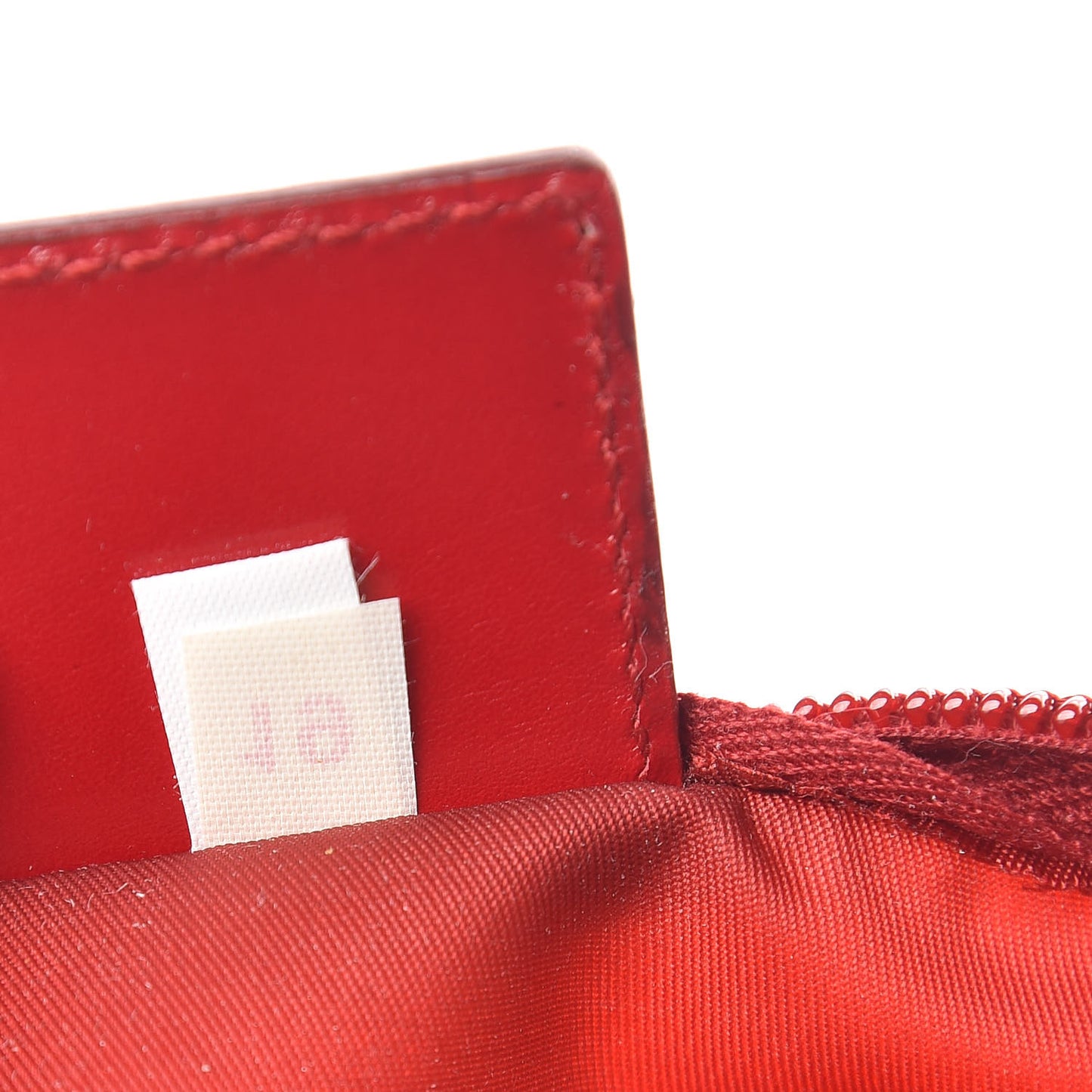 Nylon Vela Cosmetic Pouch Rosso