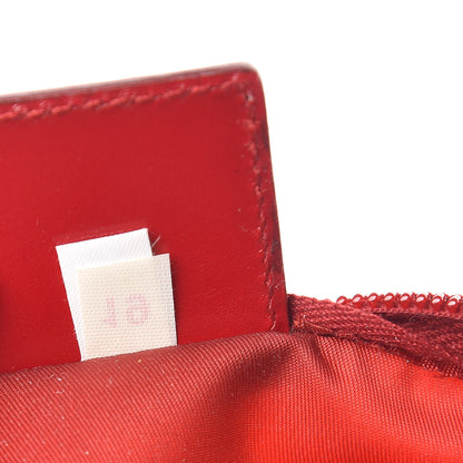 Prada Nylon Vela Cosmetic Pouch Rosso 7 of 9