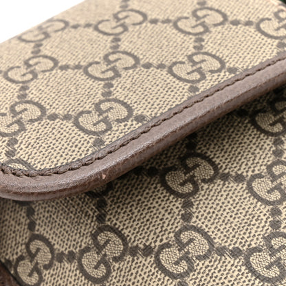 Gucci GG Supreme Monogram Web Small Ophidia Belt Bag Brown 11 of 12