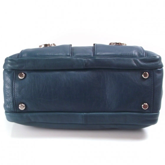 Marc Jacobs Leather BlakeTote Peacock Blue 4 of 11