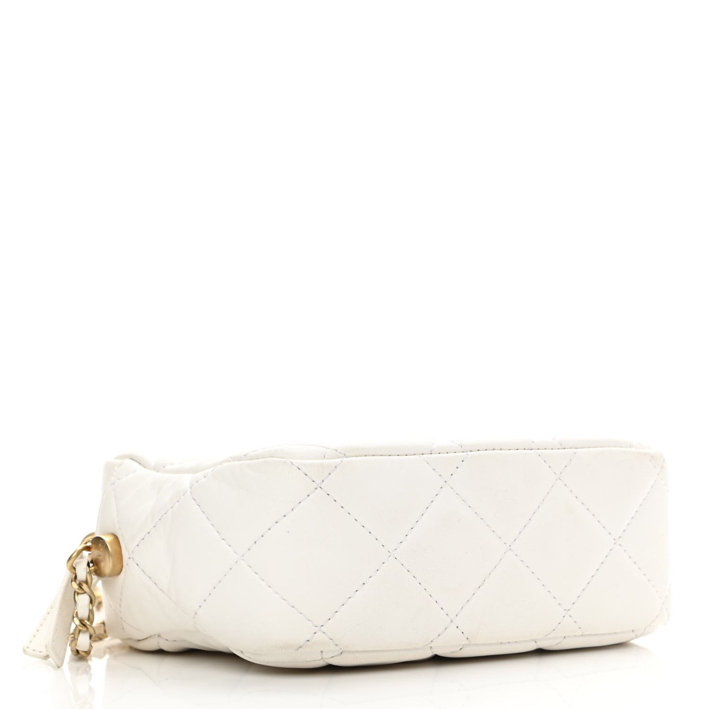 Lambskin Quilted Mini My Perfect Camera Case White