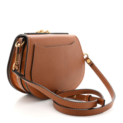 Chloe Calfskin Suede Medium Nile Bracelet Bag Caramel 3 of 11