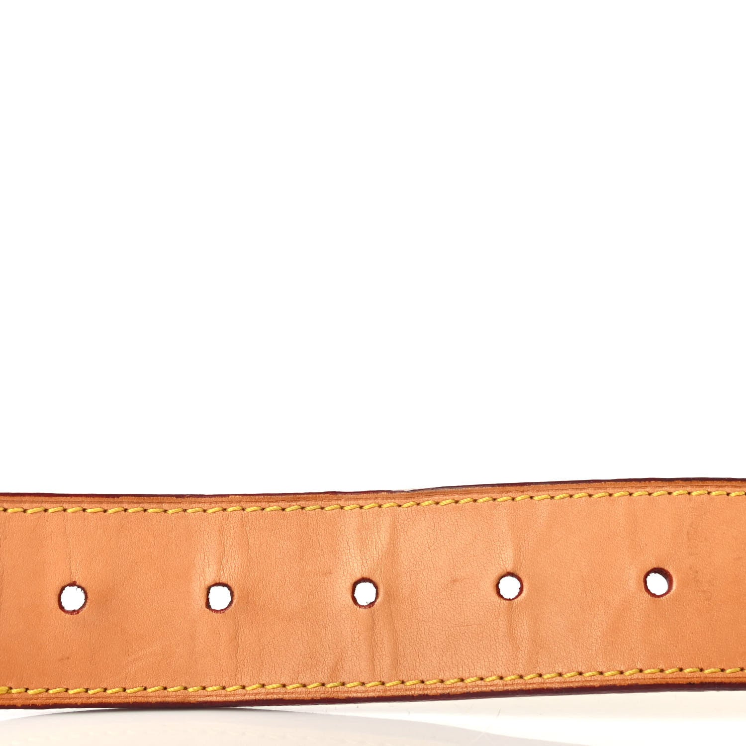 Louis Vuitton Monogram Watercolor Aquarelle Belt 85 34 White 3 of 4