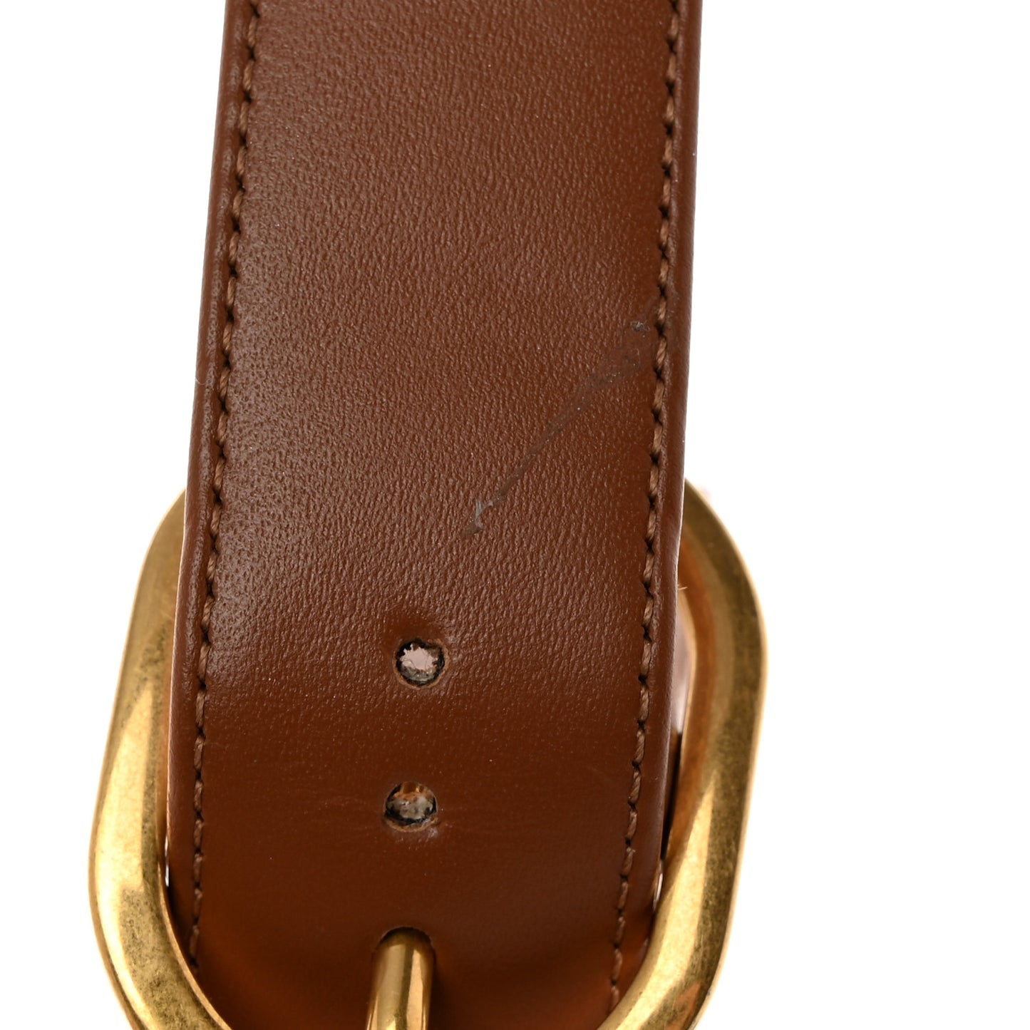 Calfskin Roman Stud Ankle Strap Flat Mules 37.5 Selleria