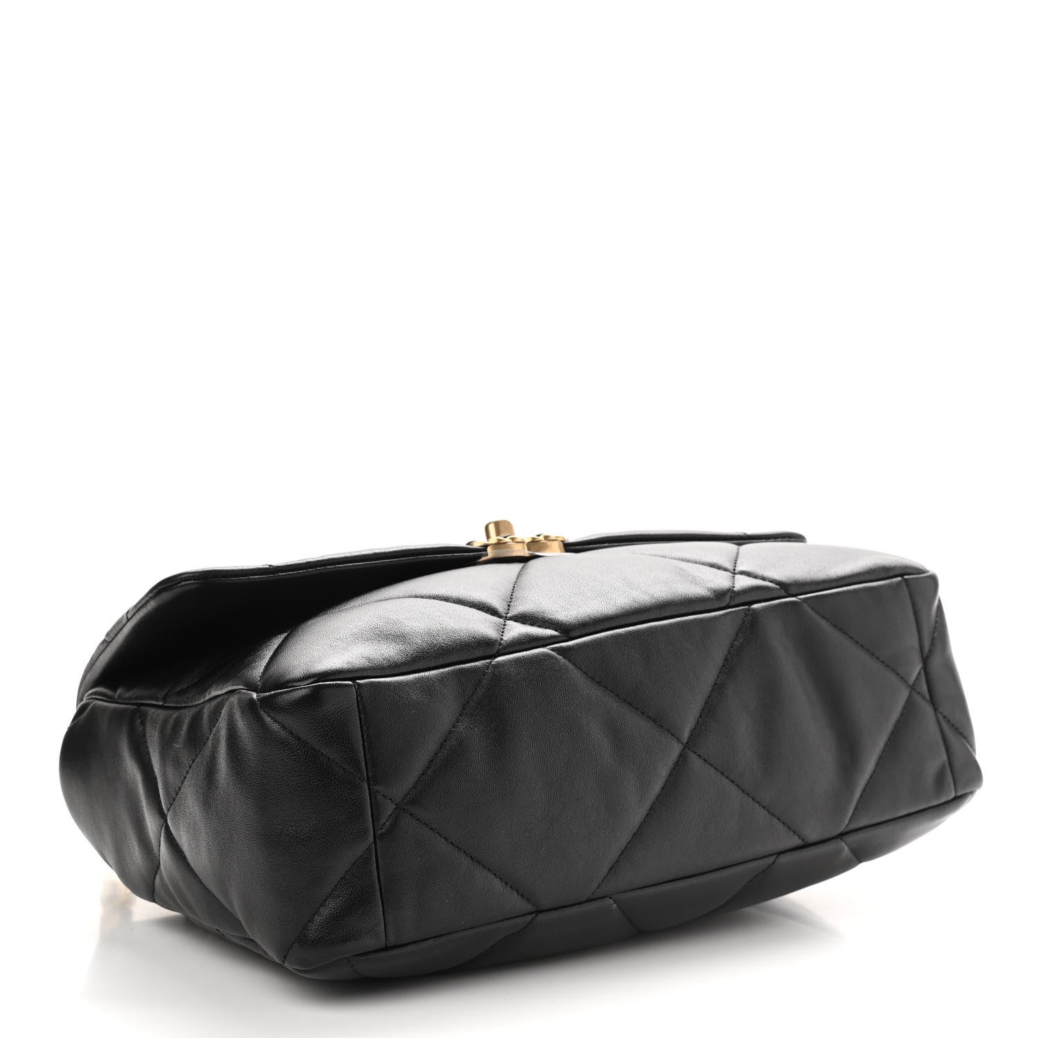 Chanel Lambskin Quilted Large Chanel 19 Flap Black 4 of 9