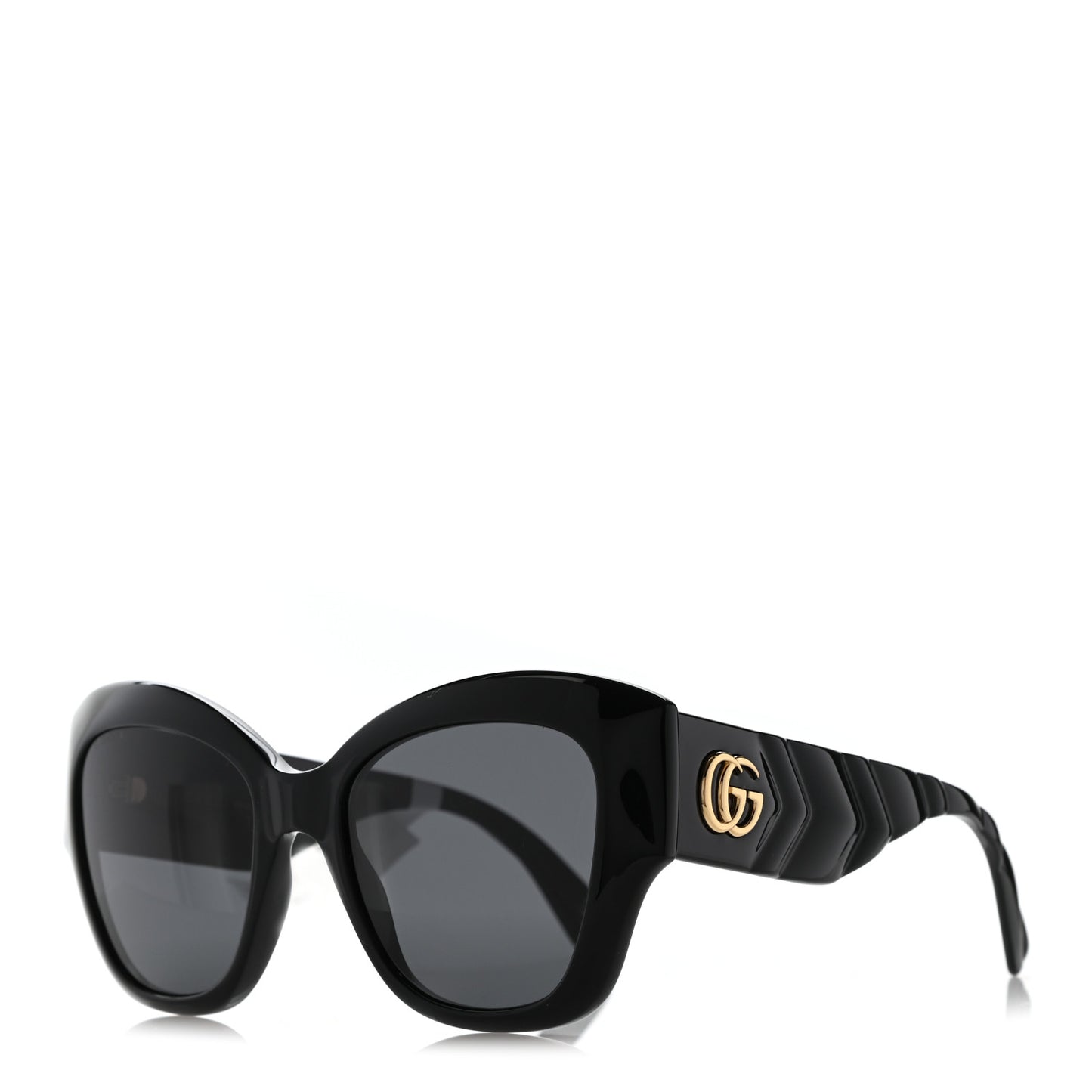 Acetate GG Butterfly Sunglasses GG0808S Black