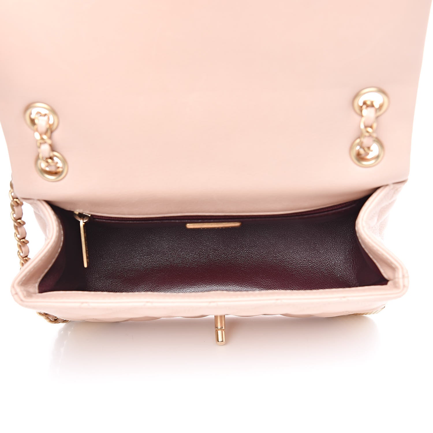 Chanel Calfskin Quilted Mini Rock The Corner Flap Pink 5 of 15