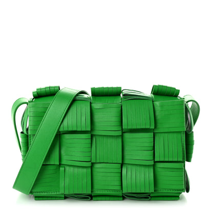 Bottega Veneta Nappa Maxi Intrecciato Fringed Cassette Crossbody Bag Parakeet 1 of 10